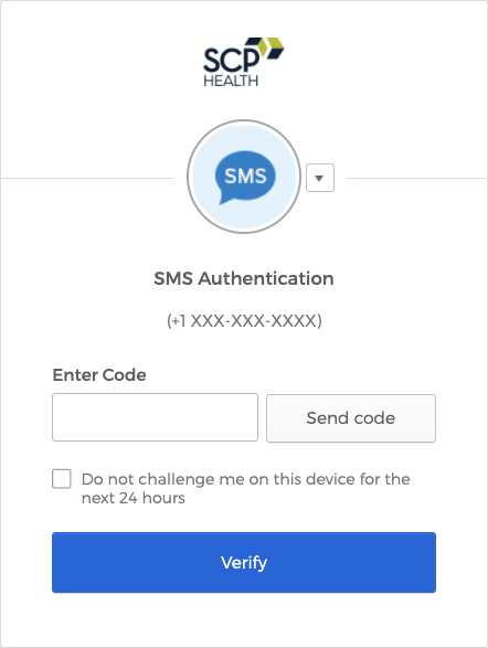 using sms authentication